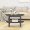 Grauer Couchtisch Nafarean 80x45x45cm (Kiefer)