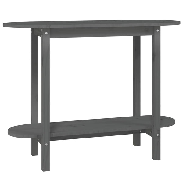 Grauer Konsolentisch Haristina 110x40x80cm (Kiefer)