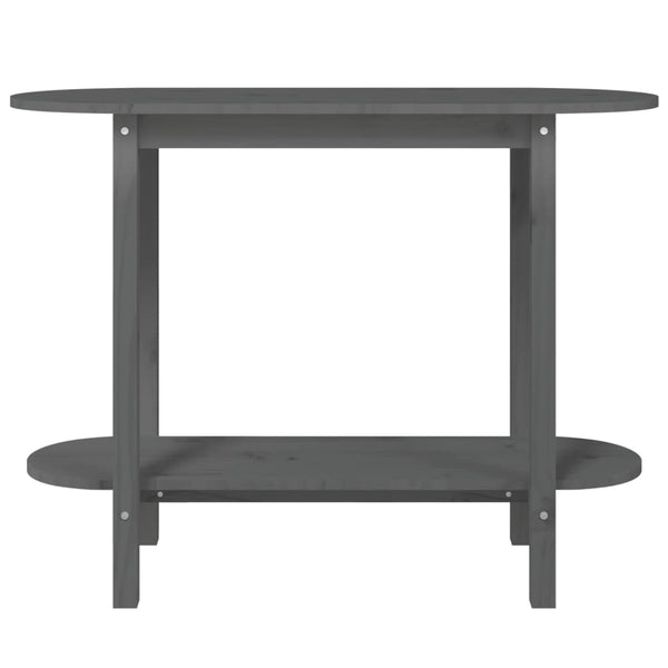 Grauer Konsolentisch Haristina 110x40x80cm (Kiefer)