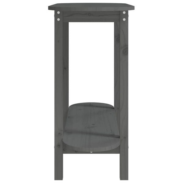 Grauer Konsolentisch Haristina 110x40x80cm (Kiefer)