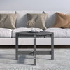 Grauer Couchtisch Frasinet Ø 62,5x45cm (Kiefer)