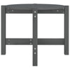 Grauer Couchtisch Frasinet Ø 62,5x45cm (Kiefer)
