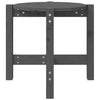 Grauer Couchtisch Frasinet Ø 52,5x45cm (Kiefer)