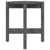 Grauer Couchtisch Frasinet Ø 42,5x45cm (Kiefer)