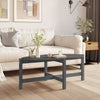 Grauer Couchtisch Madarasan 118x63x45cm (Kiefer)