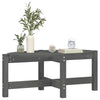 Grauer Couchtisch Madarasan 87x48x35cm (Kiefer)