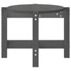 Grauer Couchtisch Madarasan 87x48x35cm (Kiefer)
