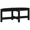 Couchtisch Madarasan Schwarz 87x48x35cm (Kiefer)