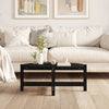 Couchtisch Madarasan Schwarz 87x48x35cm (Kiefer)