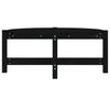 Couchtisch Madarasan Schwarz 87x48x35cm (Kiefer)