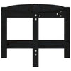 Couchtisch Madarasan Schwarz 87x48x35cm (Kiefer)