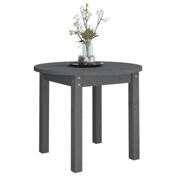 Couchtisch Deni Ø 55x45cm grau (Kiefer)