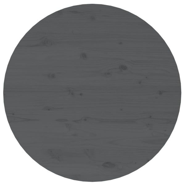 Couchtisch Deni Ø 55x45cm grau (Kiefer)