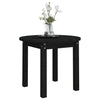 Schwarzer Couchtisch Deni Ø 55x45cm (Kiefer)