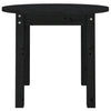 Schwarzer Couchtisch Deni Ø 55x45cm (Kiefer)