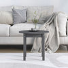 Grauer Couchtisch Deni Ø 45x40cm (Kiefer)