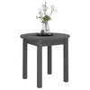 Grauer Couchtisch Deni Ø 45x40cm (Kiefer)
