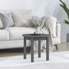 Grauer Couchtisch Deni Ø 45x40cm (Kiefer)