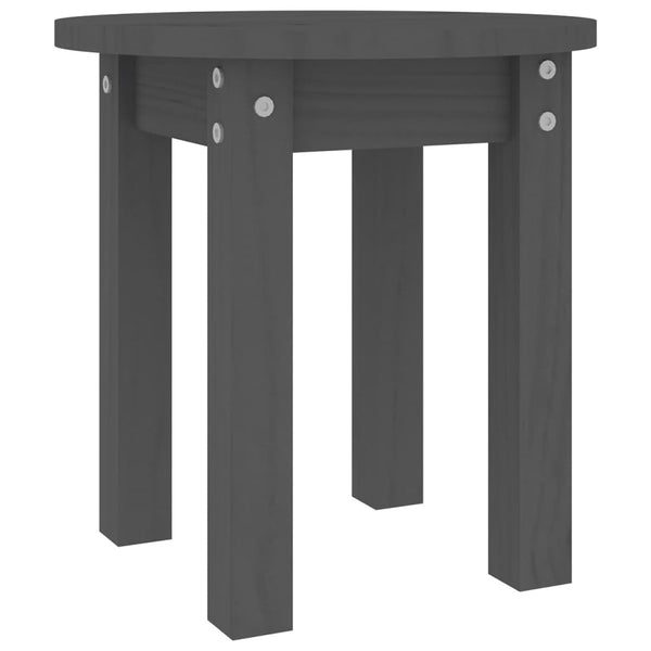 Grauer Couchtisch Pik Ø 35x35cm (Kiefer)