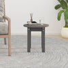 Grauer Couchtisch Pik Ø 35x35cm (Kiefer)