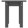 Grauer Couchtisch Pik Ø 35x35cm (Kiefer)