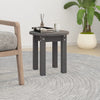 Grauer Couchtisch Pik Ø 35x35cm (Kiefer)