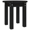Schwarzer Couchtisch Pik Ø 35x35cm (Kiefer)