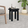 Schwarzer Couchtisch Pik Ø 35x35cm (Kiefer)