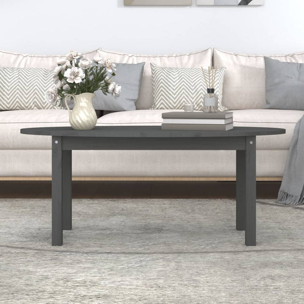 Couchtisch Angheli 110x55x45cm grau (Kiefer)