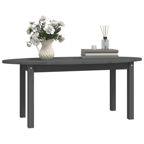 Couchtisch Angheli 110x55x45cm grau (Kiefer)