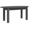 Grauer Couchtisch Angheli 80x40x35cm (Kiefer)