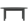 Grauer Couchtisch Angheli 80x40x35cm (Kiefer)