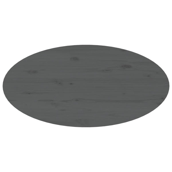 Grauer Couchtisch Angheli 80x40x35cm (Kiefer)