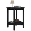 Schwarzer Couchtisch Johannah Ø 55x60cm (Kiefer)