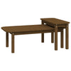 Honigbrauner Couchtisch-Set Aviana 2-teilig (Kiefer)