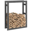 Graues Brennholzregal Mixaura 80x25x100cm (Kiefer)