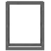 Graues Brennholzregal Mixaura 80x25x100cm (Kiefer)