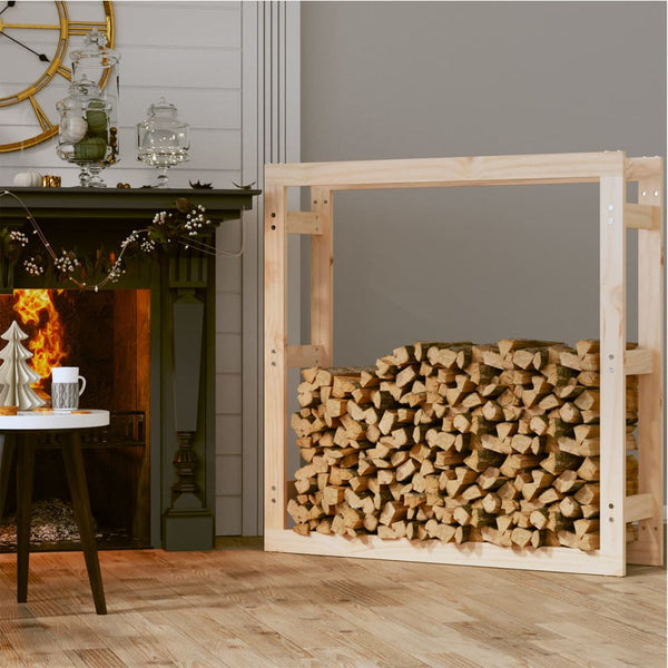 Kaminholzregal Mixaura 100x25x100cm (Kiefer)