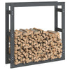 Graues Brennholzregal Mixaura 100x25x100cm (Kiefer)