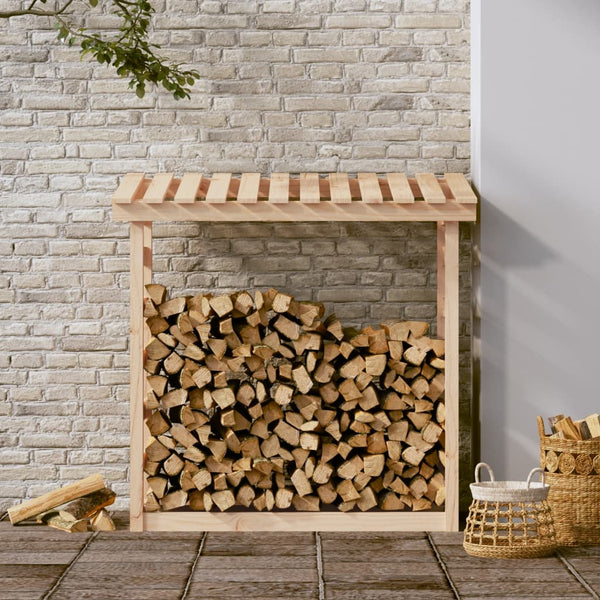 Kaminholzregal Litiziea 108x64,5x110cm (Kiefer)