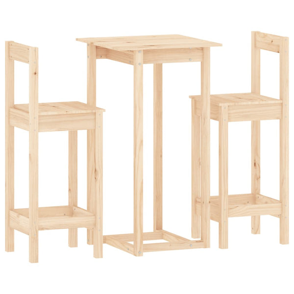 Bar-Set Gabrilia (3-teilig, Kiefer)