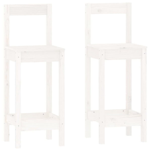 Weißes Bartischset Gabrilia (3-teilig, Kiefer)