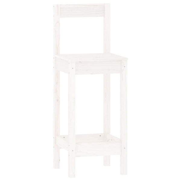 Weißes Bartischset Gabrilia (3-teilig, Kiefer)