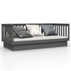 Graues Schlafsofa Paseta 80x200cm (Kiefer)