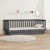 Graues Schlafsofa Paseta 100x200cm (Kiefer)