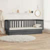 Graues Schlafsofa Paseta 75x190cm (Kiefer)