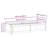 Honigbraunes Schlafsofa Legarde 80x200cm (Kiefer)