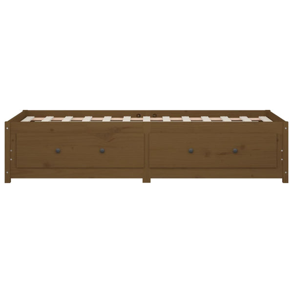 Honigbraunes Schlafsofa Legarde 80x200cm (Kiefer)