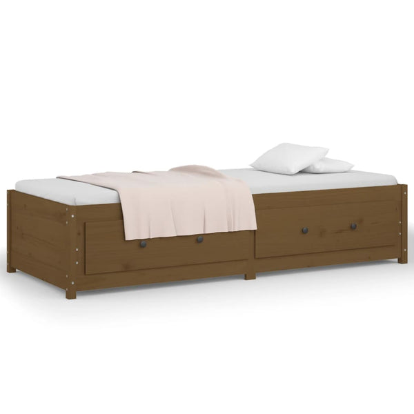 Schlafsofa Legarde 90x200 cm (Kiefer) in Honigbraun