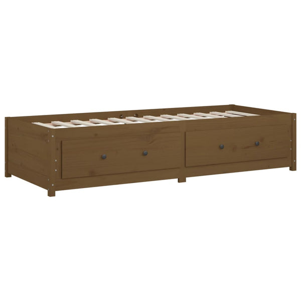 Schlafsofa Legarde 90x200 cm (Kiefer) in Honigbraun